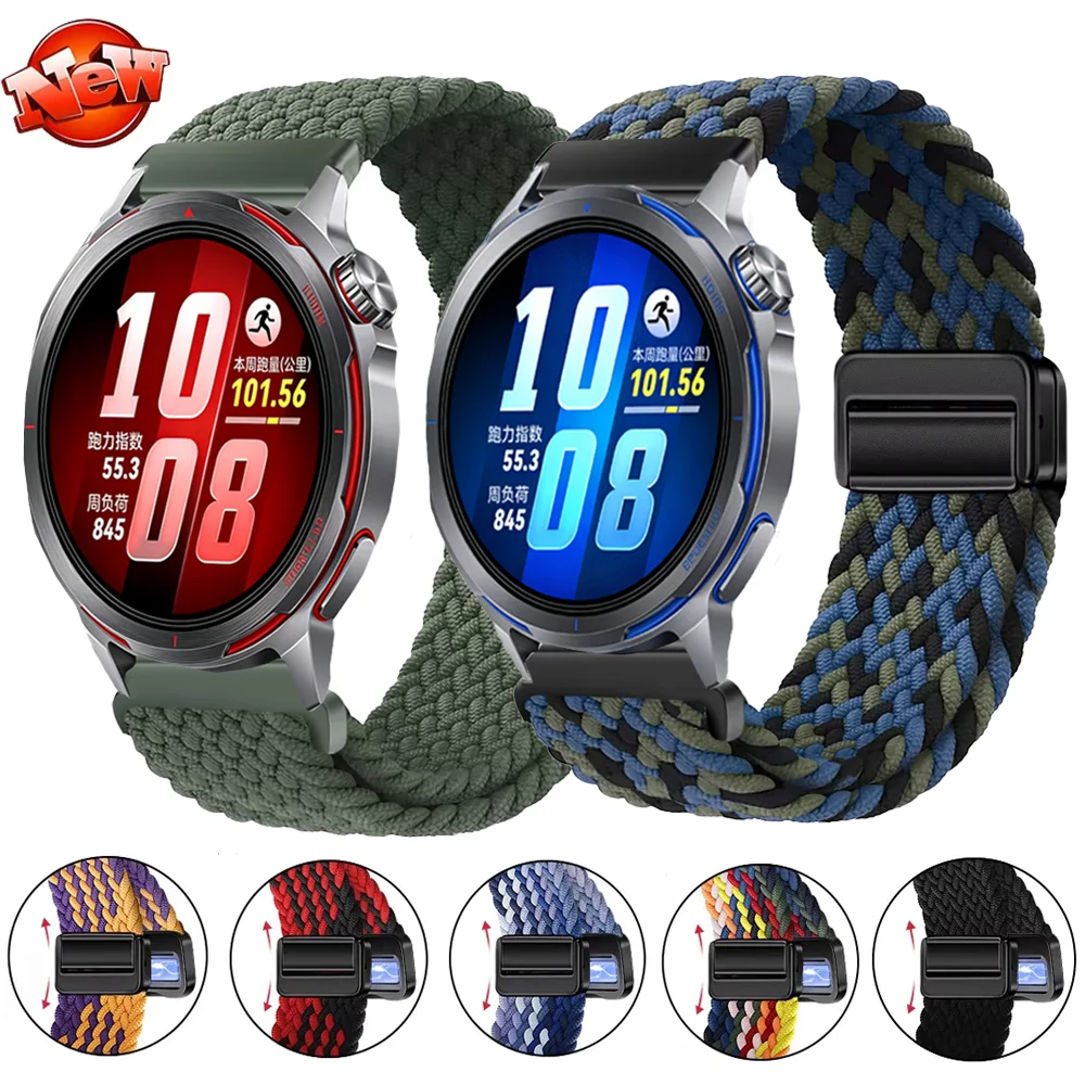 Magnetic Nylon Watch Strap – 20mm/22mm Versatile Wristband Bracelet