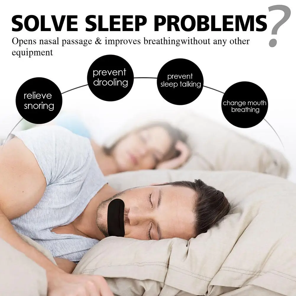Stop Snoring Patch Nose Breathing Improvement Patch Refresh Lungs Relieve Pain Improve Sleeping Night Sleep Mouth Tape 30pcs 3