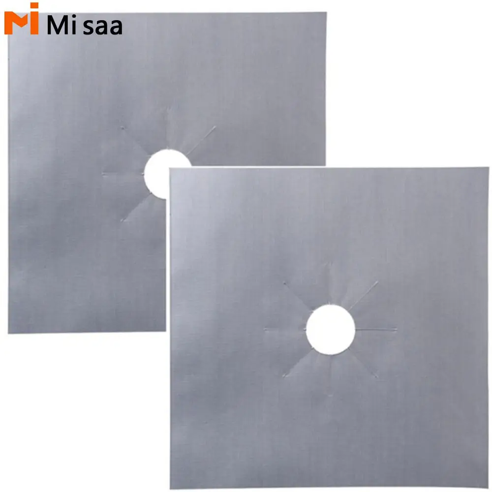Gas Stove Cleaning Protection Pad Easy To Clean Black Special Tools Thickened Gas Stove Protection Mat Washable