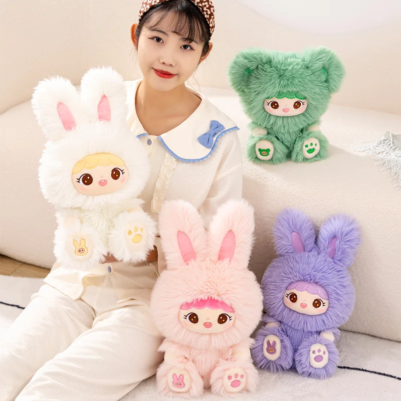 40cm Cute Anime Plush Dolls Lovely Stuffed Plushies Toy Cartoon Soft Kids Toys for Girls Children Boys Gifts Kawaii Room Decor