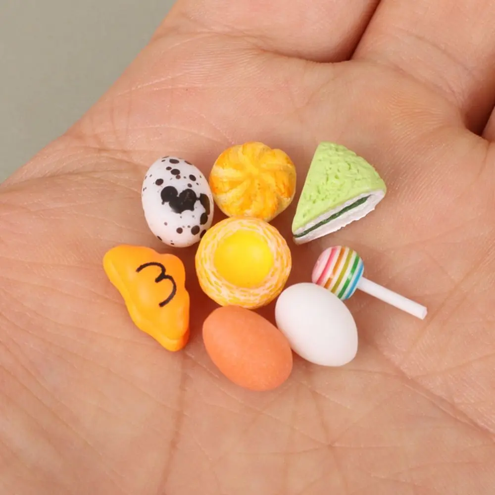 Resin Mini Food Models for 1:6 1:12 Dollhouse Kitchen Decor