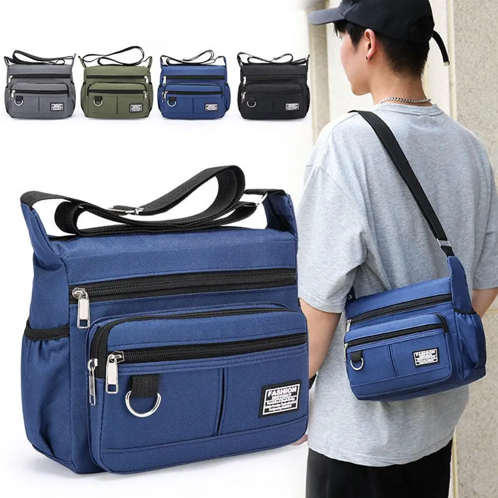Waterproof Oxford Cloth Men's Casual Shoulder Bag
