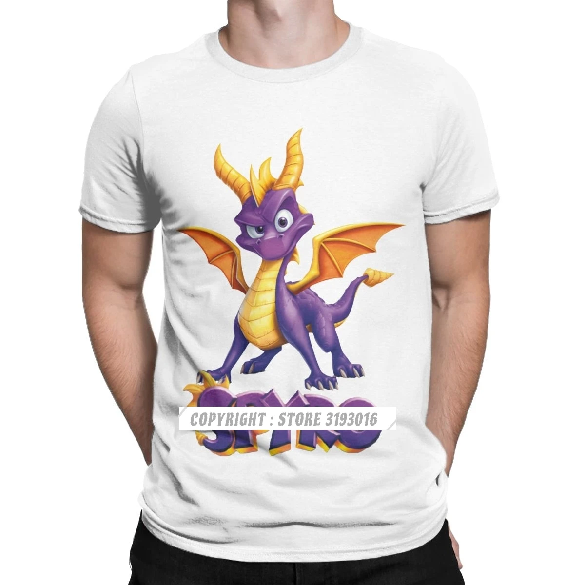 Spyro The Dragon Tshirts Maglietta Nuovissima Di Moda Dragon Game T-Shirt Giapponesi Camisas Hombre Felpa Autunnale