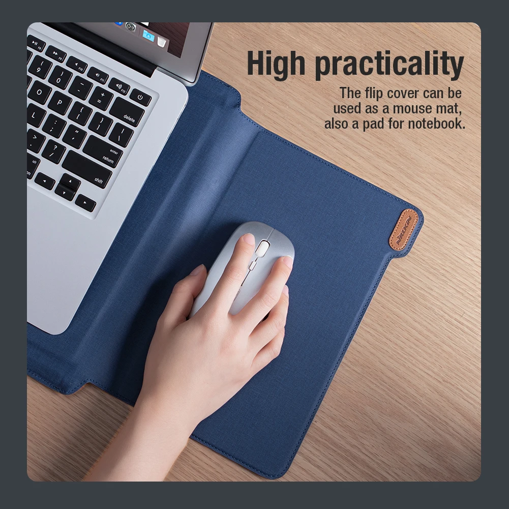 multi-função caso mouse pad notebook manga saco