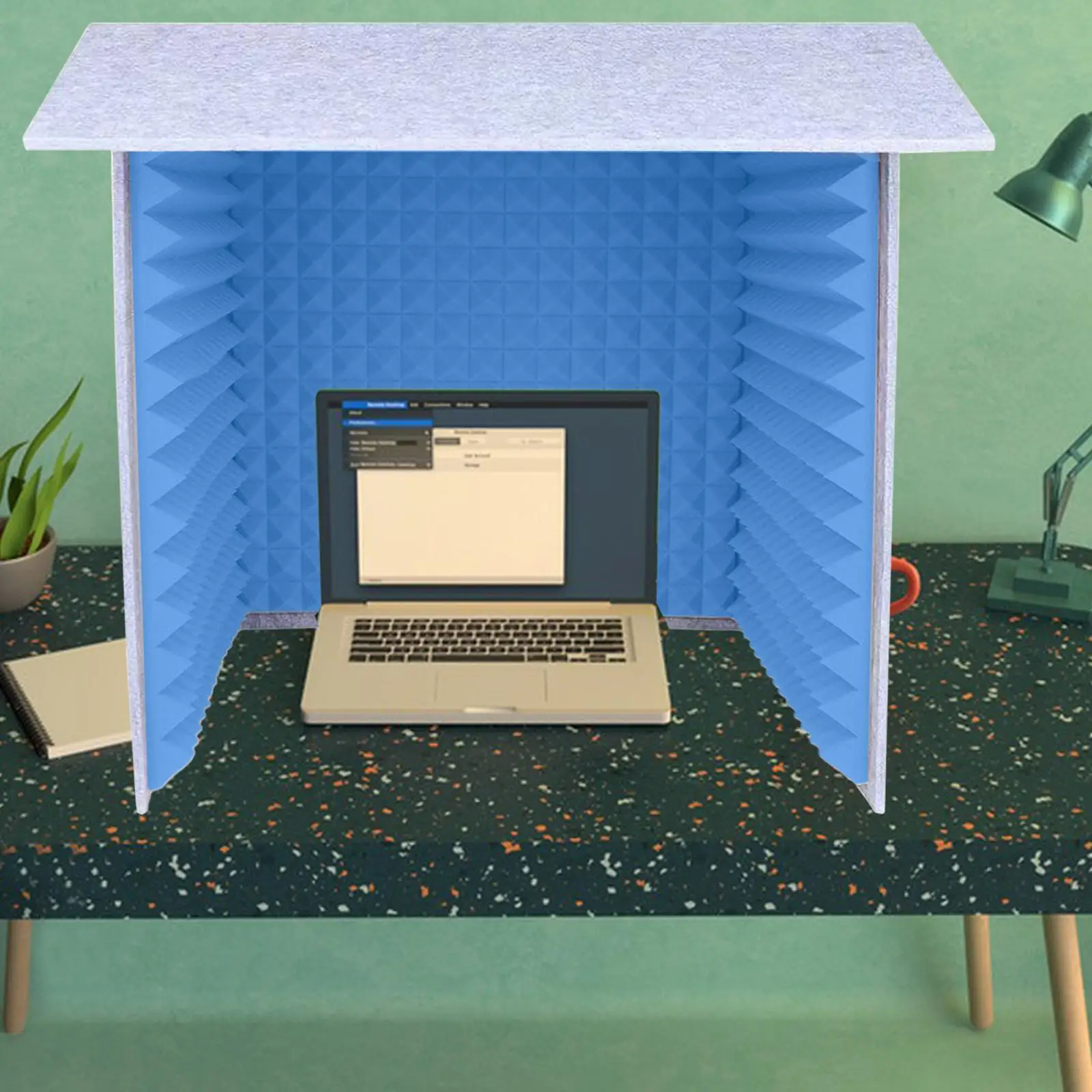 Portable Soundproof Booth Cover,Foam Panels,Studio Sound Recording,Sturdy Self Made Sound Box Vocal Absorbing