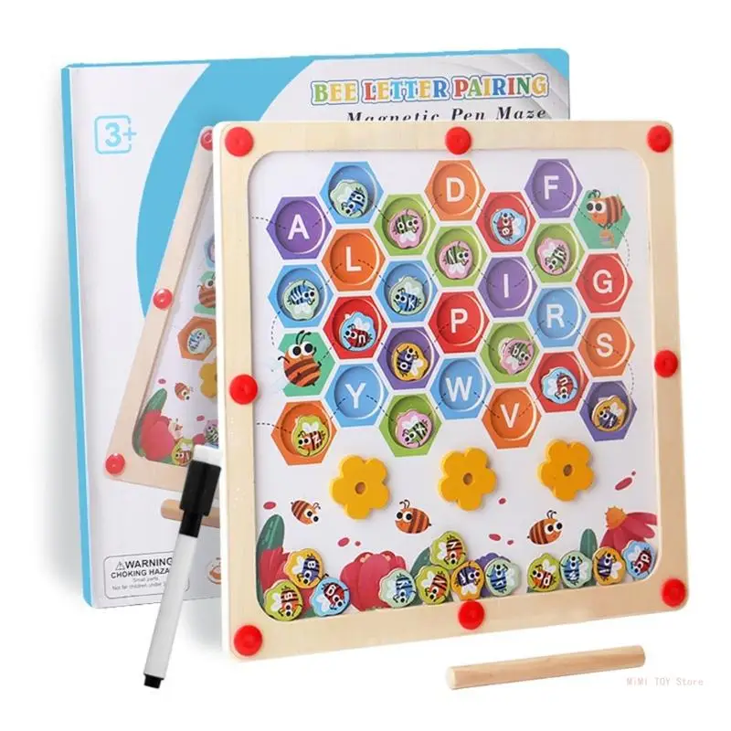 

Board Letter Matching Fine Motor Toy Gift for Children 3+