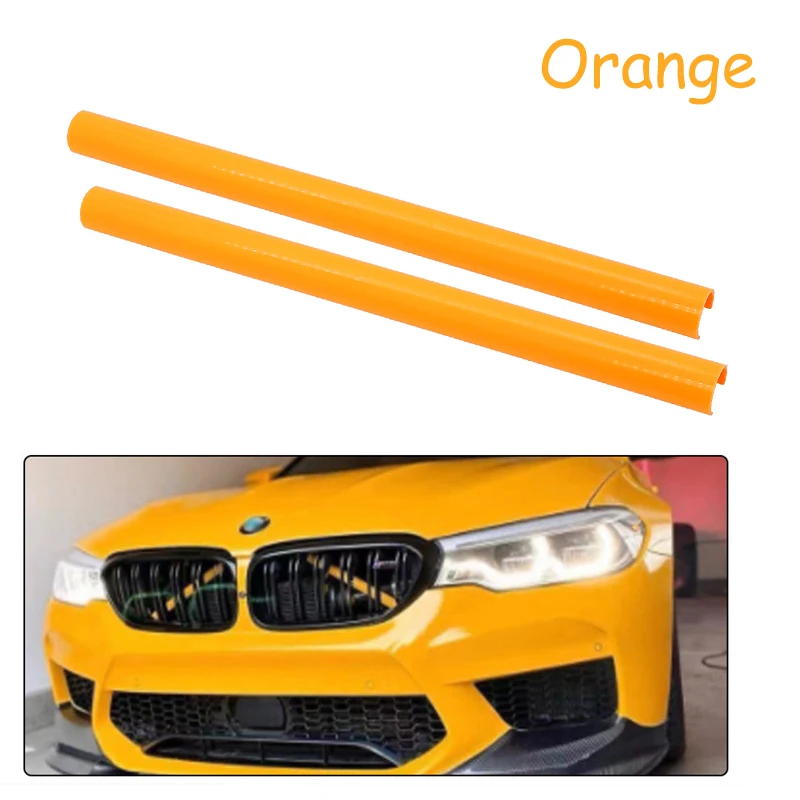 For BMW F10 f11 F02 F30 F32 3 4 5 7 Series Sport Style Front Grille Trim Strips 2 Pcs Strip Cover Frame Car Decorations Stickers