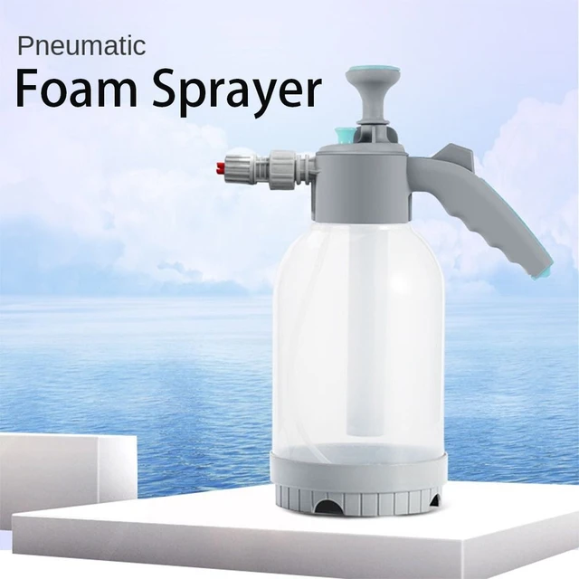 2L Foam Sprayer High-pressure Hand Pneumatic Foam Spray Bottle Hand Pump Foam  Spray Bottle Car Washing and Cleaning - AliExpress