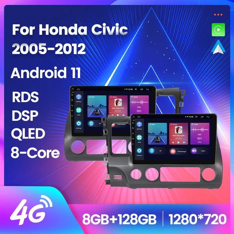 8g Ram 128g Rom 2din Android 11 Car Radio Multimedia Video Player For