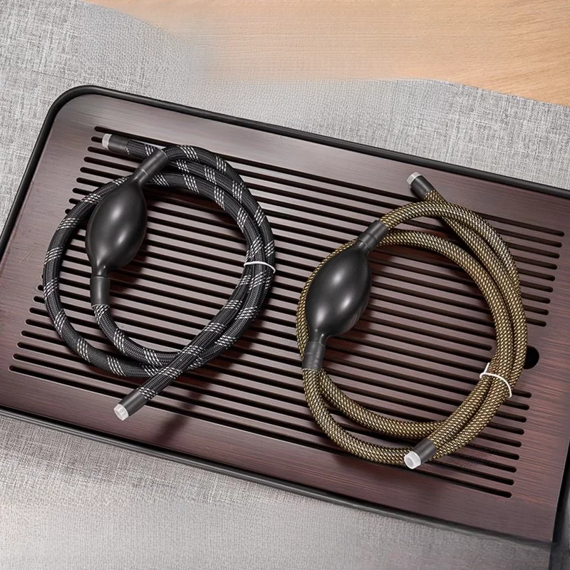 GIANXI Braided Tea Tray Drain Pipe Silicone High Temperature Resistant Water Pipe With Absorbent Ball Kung Fu Tea Set Accessorie tea set