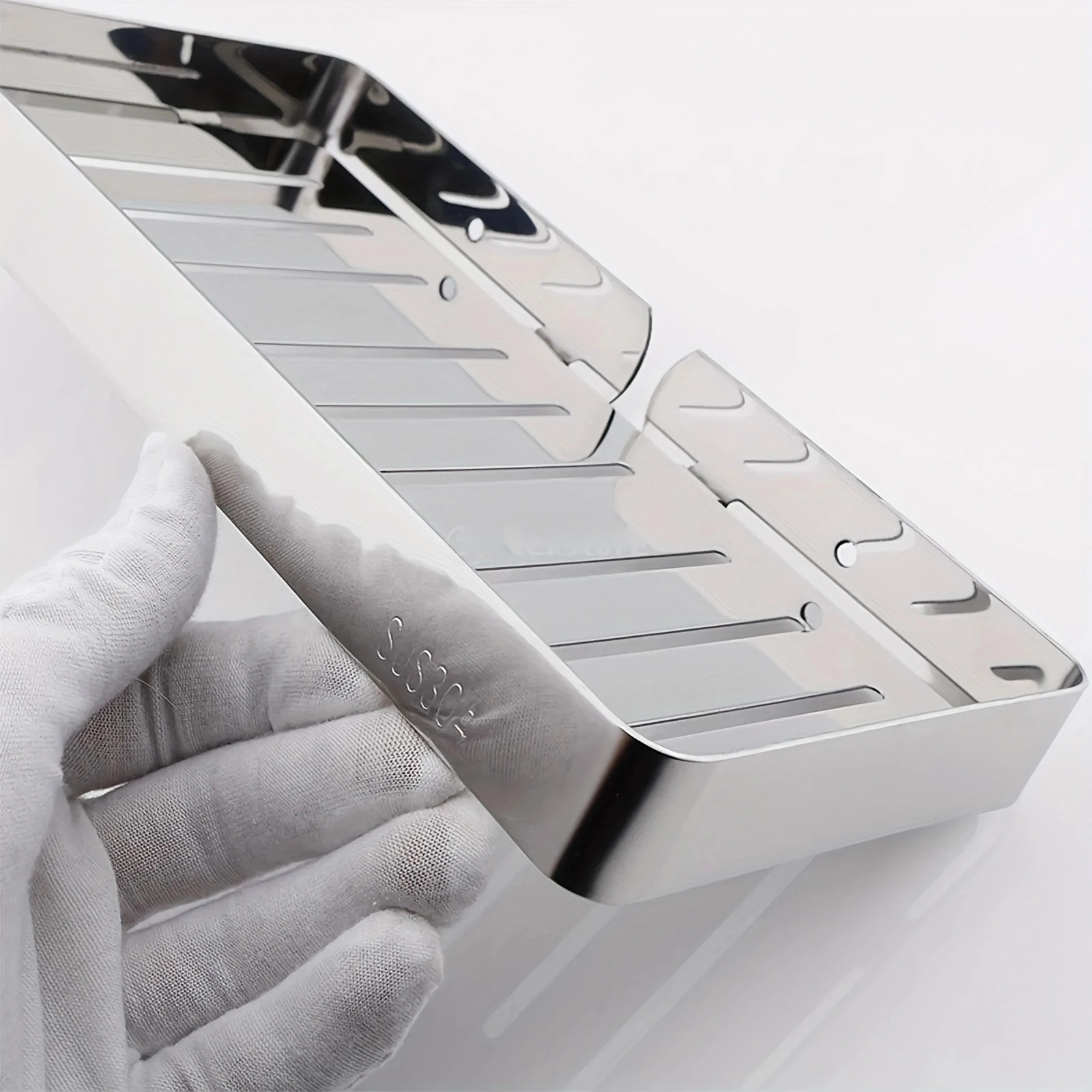 스테인레스 스틸 비누 상자 녹슬지 않는 스폰지 홀더 목욕 샤워 비누 샴푸 욕실 액세서리에 대한 실버 벽 마운트 비누 접시