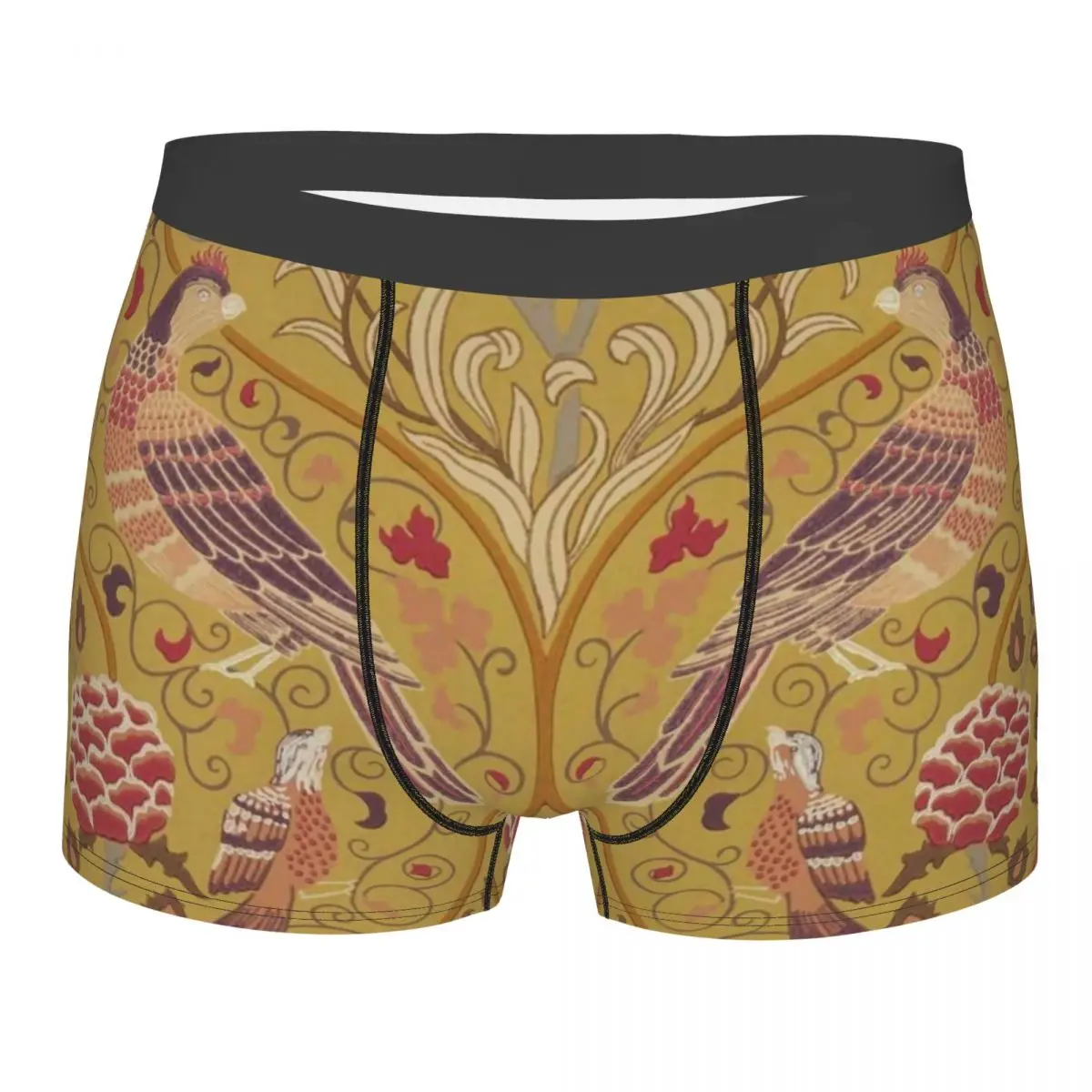 

Male Fashion Vintage Floral Pattern By William Morris Underwear Boxer Briefs Men Stretch Shorts Underpants