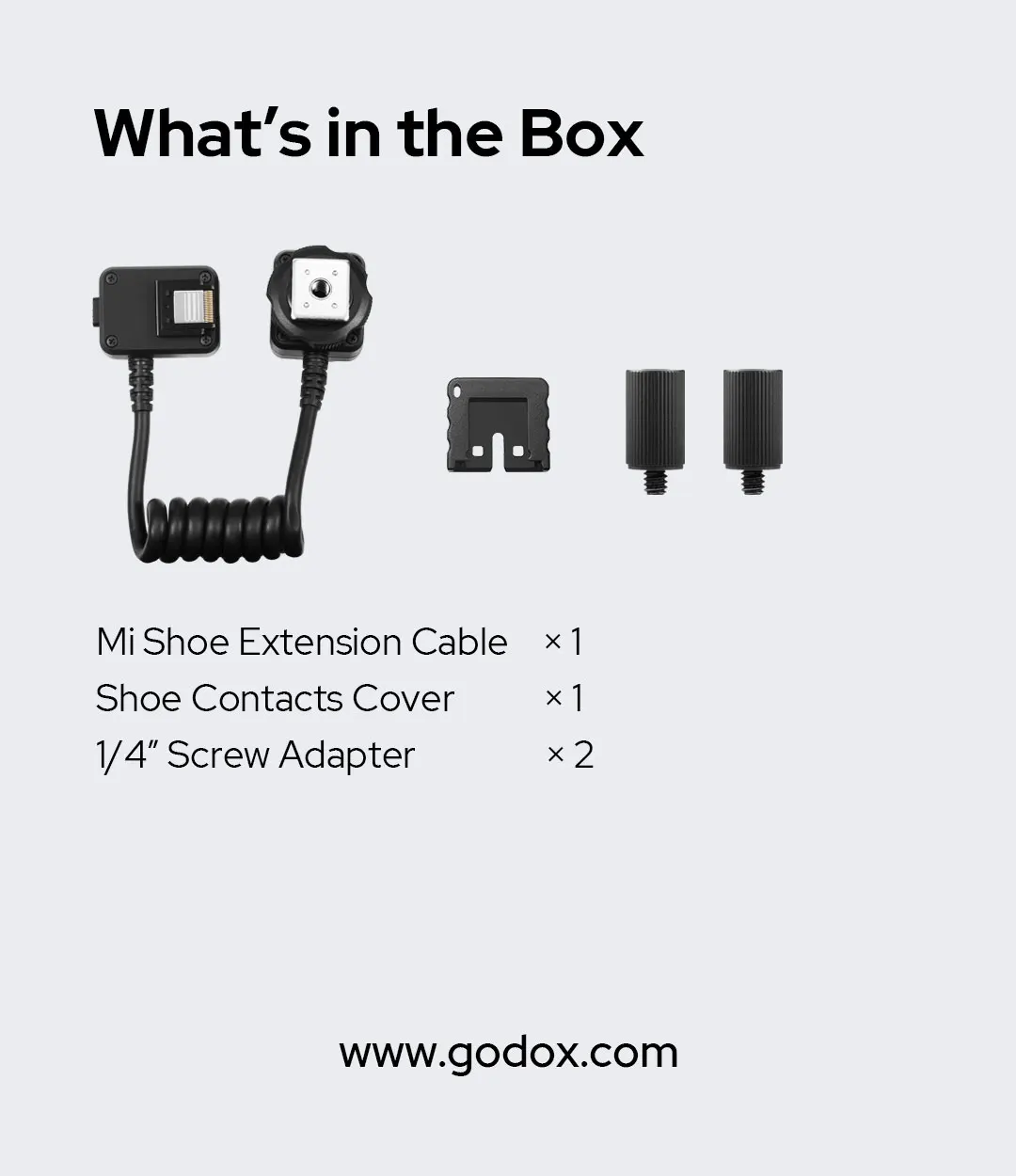 Godox GAC-IC13 Multi Interface Shoe Extension Cable for Sony Mi