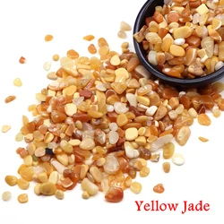 Enhanced Crystal Gemstone Collection for Healing and Home Decor DIY Crafts (Yellow Jade)