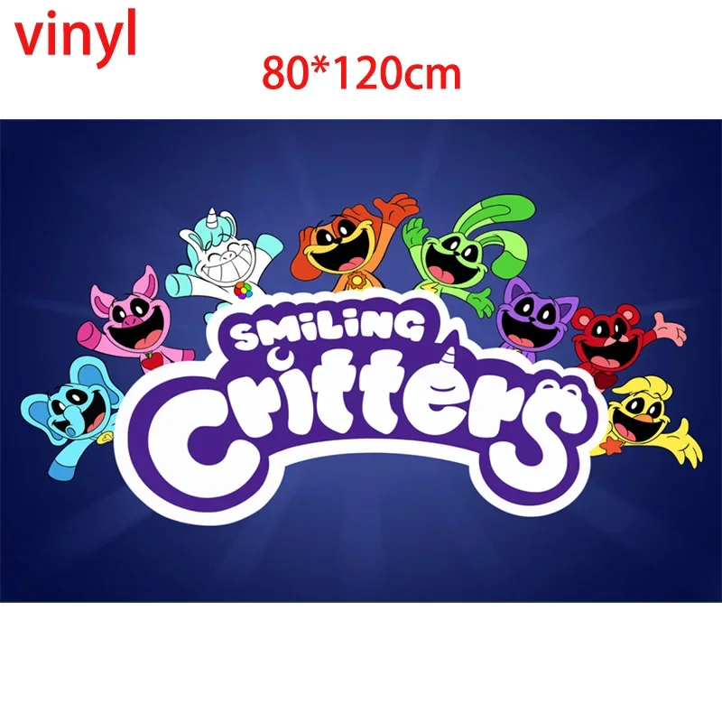 thumbnail image 1 of Decoración para fiesta de cumpleaños con diseño de Smiling Critters Catnap, pancarta con globos, adorno para tarta, vajilla, suministros para fiestas, baby shower, 1 of 5