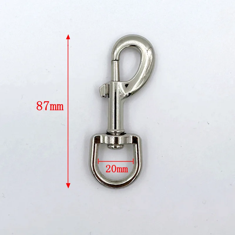 1/2/5Pcs Heavy Duty Chrome Swivel Snap Hooks Trigger Snaps Dog Leash Hook  Key Chain for Linking Pet Leash Collar, Pet Harness - AliExpress