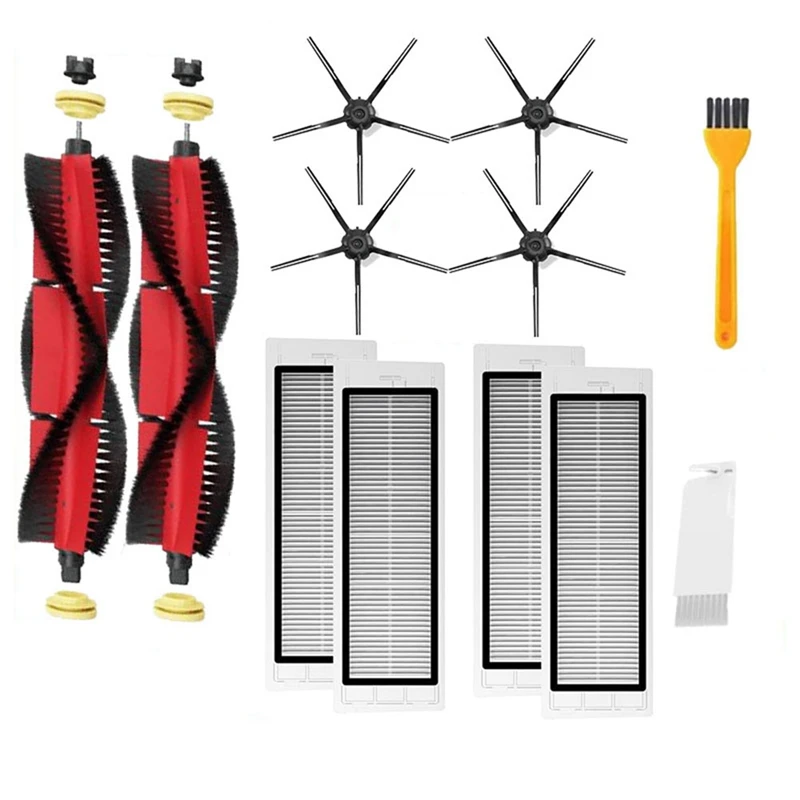 

Запчасти для робота-пылесоса Xiaomi Roborock S5 S50 S5max T7pro T6 E4 E5, основная боковая щетка, фильтр НЕРА, запасные части