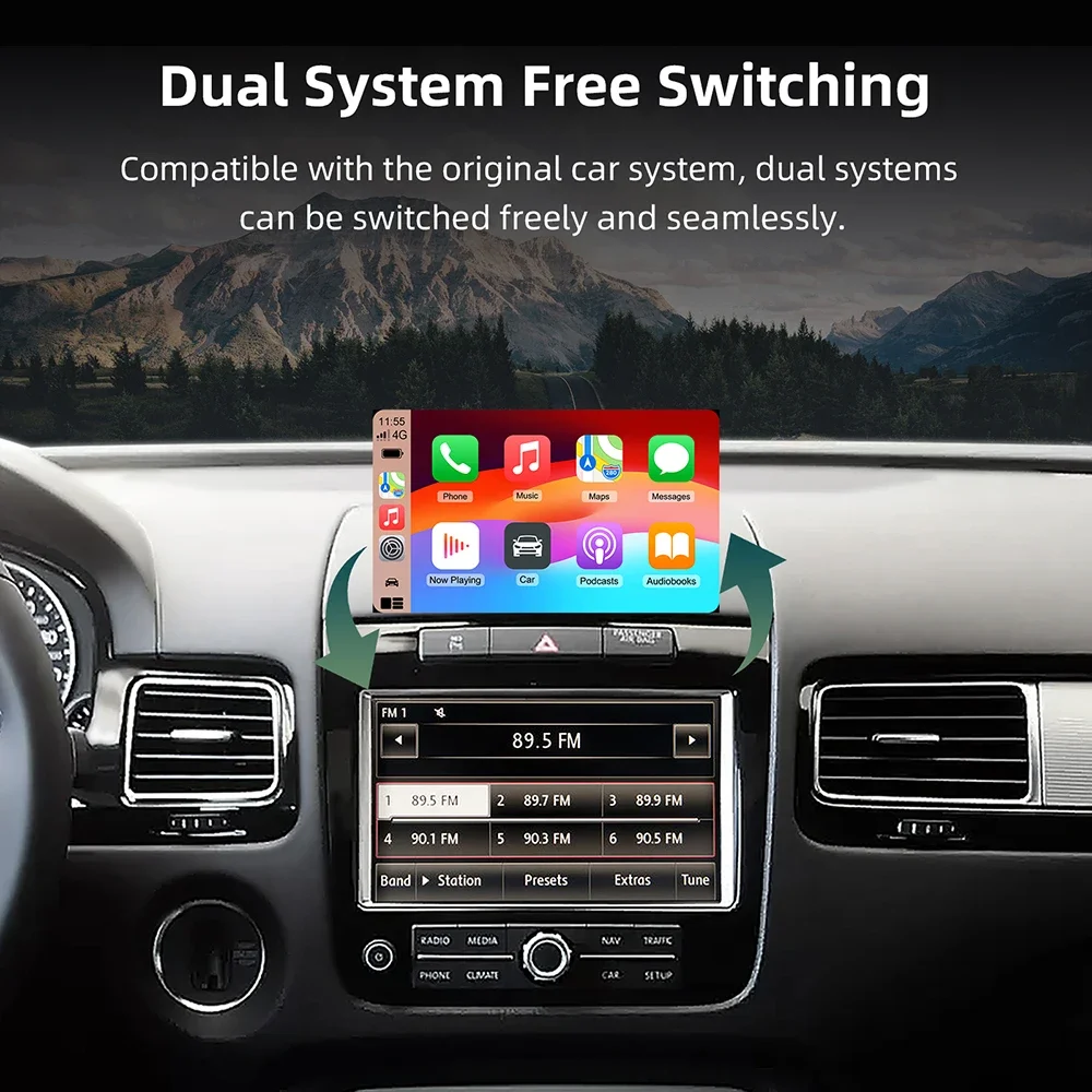Touareg RNS850 Apple CarPlay Interface
