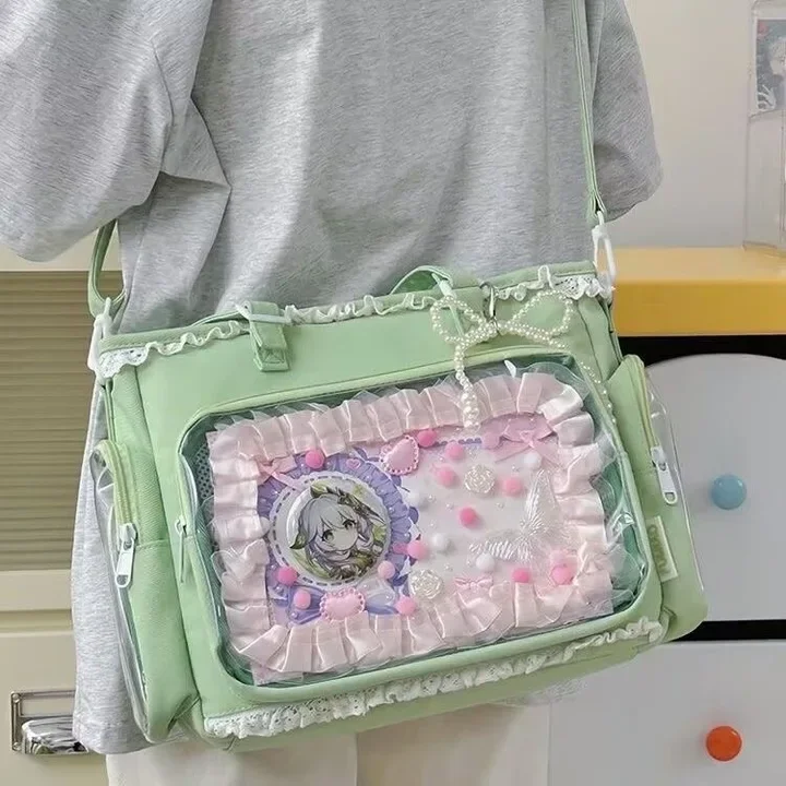 Ballet Girl Large Appetite Itabag Japanese Two-Dimension Single Shoulder Crossbody Bag Gift For Friends Women'S Handbag S43eee74a2455450bb891dab4b4fcfc447