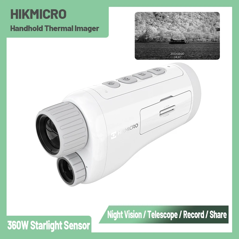 

Hikmicro Micro-shadow Full Color Infrared Digital Night Vision Handhold HD Resolution Monocular APP Wifi Share Night Vision