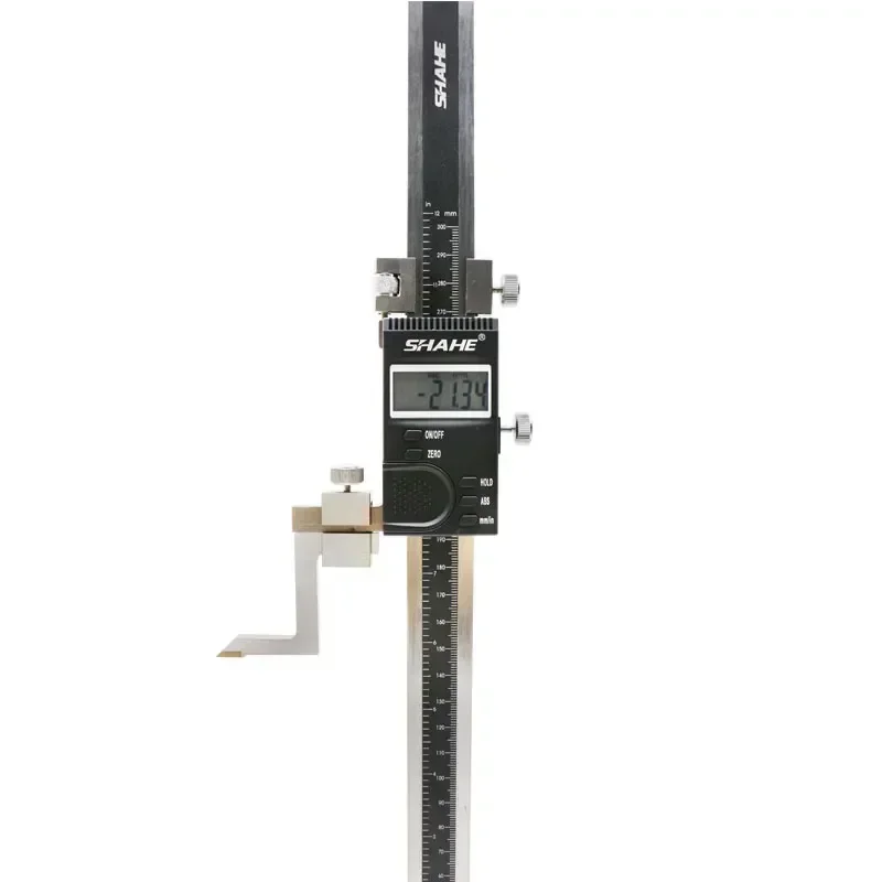 Misuratore Di Altezza Digitale 0-150 Mm Con Base Magnetica: Calibro Di Profondità Per Sega Circolare, Con Reset, Plastica Tecnica