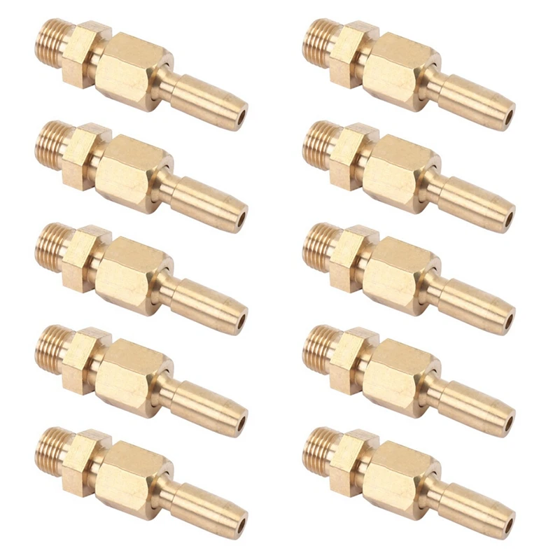 

30Pcs 1/8 Inch DN6 Brass Gushing Spray Water Fountain Nozzles Universal Water Curtain Nozzle Retail