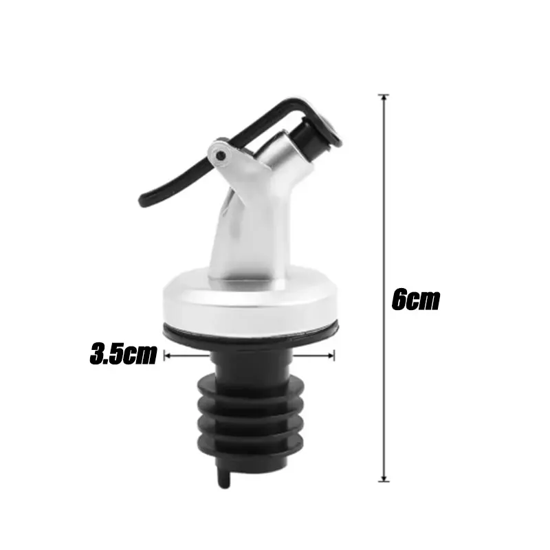 Wine Bottle Stopper Oil Bottle Stopper 1/5 PCS Leak Proof Wine Stopper Bottle Cap Wine Pourer Spout Dispenser Olive Oil Sprayer Kitchen Tools