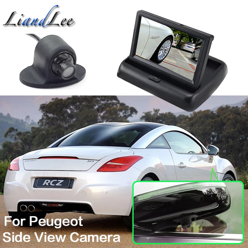 

For Peugeot 607 608 RCZ Parking Optima assist Camera Image Car Night Vision HD Front Side Rear View CAM Right Blind Spot Camera