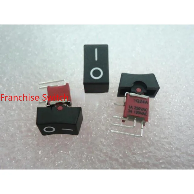 

5PCS Q24A Waterproof Toggle Switch Rocker Ship Type Second Gear Bent Foot