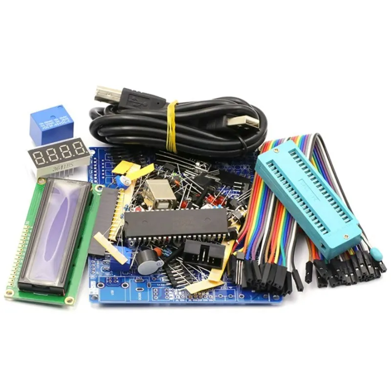 DIY Learning Board Kit Kit Accessories 51/AVR Microcontroller ...