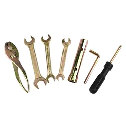 7pcs/set Universal Motorcycle Durable Tool Kit Motorbike Repair Tool Accessories For Honda Suzuki Yama-ha KTM