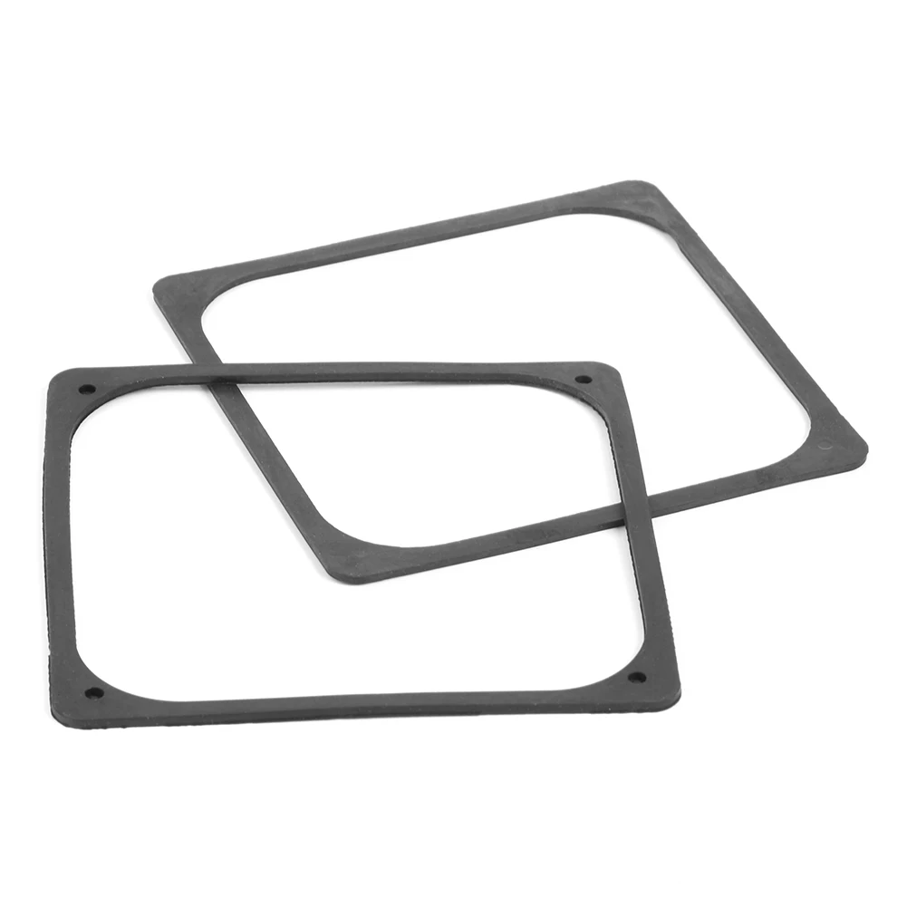 PC 케이스 팬용 충격 흡수 방진 실리콘 가스켓 2개 120x120mm