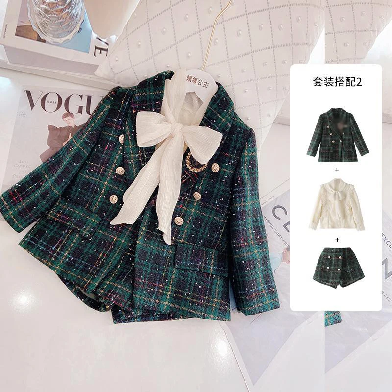 Blazer feminino xadrez preto e branco │Chic Princess