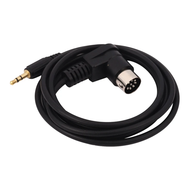 2X Car 3.5Mm Aux Input Adapter Cavo Audio Mini Jack Aux 8-Pin M-Bus Cd Changer Cable Per Alpine Gold Plug