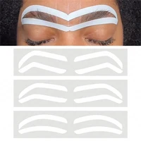 2024 Disposable Eyebrow Design Stencil Eyebrow Tint Airbrush Auxiliary Sticker for Brows Shaping with Single EyebrowsType Option 1