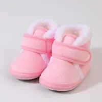 0-18 Months Newborn Baby Shoes for Boys and Girls Winter Warm Cotton Fashion Cute Snow Boots Comfortable Soft Sole Walking Shoes 2