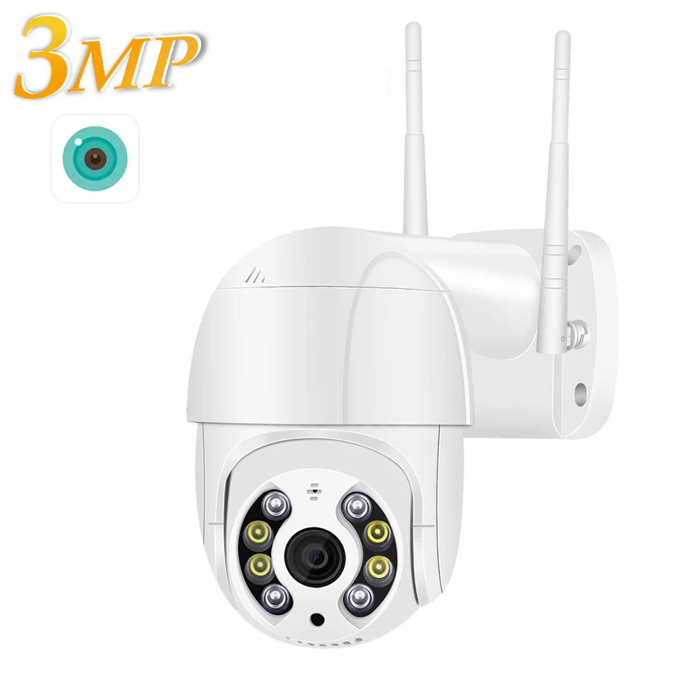 Миниатюрная PTZ IP-камера HAMROL, 3 Мп, Wi-Fi, 4-кратный зум, автоматическое слежение, ии, датчик обнаружения человека, водонепроницаемая уличная камера ONVIF ICSEE H.265X