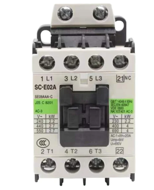 

AC contactor 110V 220V 380V SC-E1P SC-E2P SC-E3P SC-E4P SC-E02A SC-E03A SC-E04A SC-E02A SC-E03A SC-E04A SC-E05A SC-E2S SC-E2SP