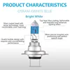OSRAM Original XWHITE BLUE H1 H4 H7 H11 HB3 9005 Car Halogen Headlight 4000K +30% Bright Warm White Xenon Look Car Light 4