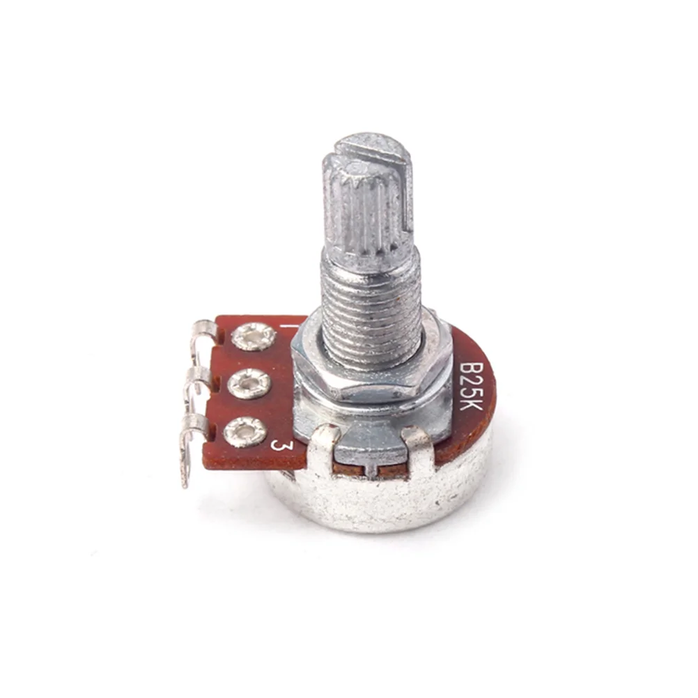 

Potentiometer Push and Pull Tone Shaft Linear 25K Guitar Volume Audio-potentiometers