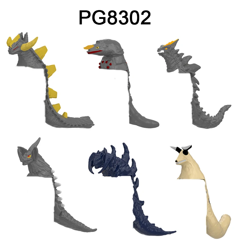 

PG8302 TV Show Monster Series пластиковые мини фигурки, строительные блоки, детские игрушки, игрушки