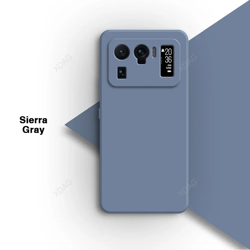 Liquid Silicone Square Phone Case Cover - Premium Protection and Style