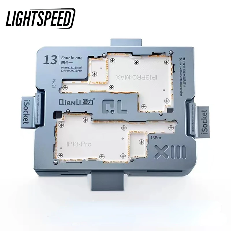 

Qianli iSocket 4 in 1 Motherboard Layered Testing Frame for 13 Series Repair Fixture Logic Board Function Holder