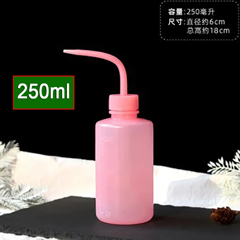 1 Pcs Watering Pot 150/250/500/1000ml Long Curved Meat Transparent Water Bottle Liquid Container Spray Bottle Kettle Watering 