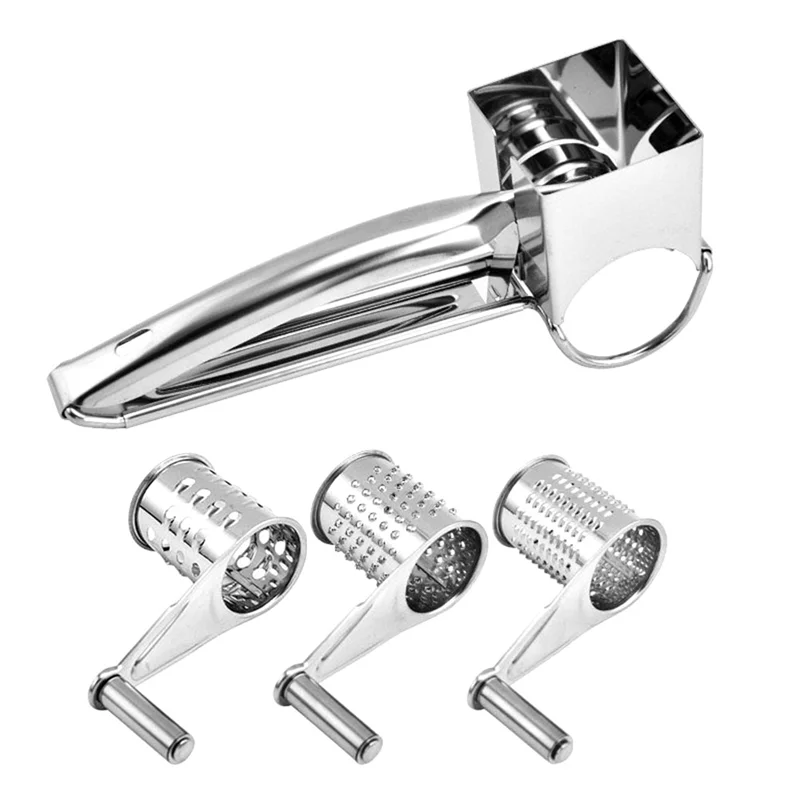 BSEVB-מגרדת גבינה, מטחנת גבינה ידנית גרטר תוף גרטר תוף גבינה עבור אגוזים גרטר גבינה ידני סיבובי עמיד