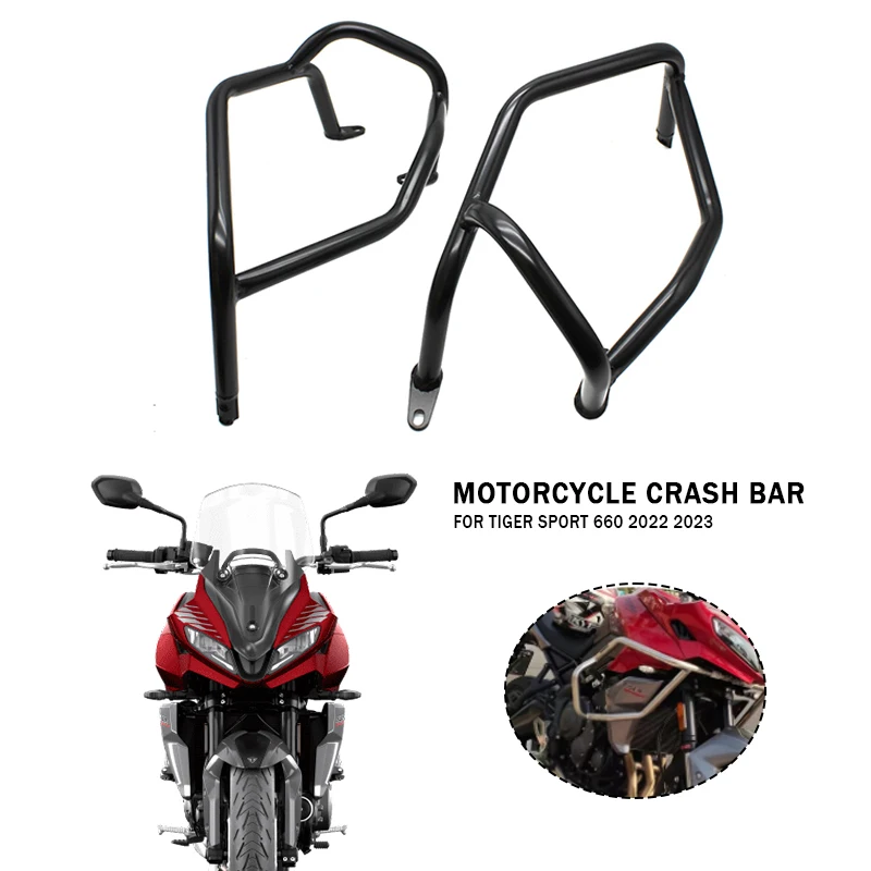 Tiger 660 Engine Guard Crash Bar Bar Barra Di Protezione Paraurti Adatta Per Tiger Sport 660 Tiger660 2022 2023 Accessori Moto