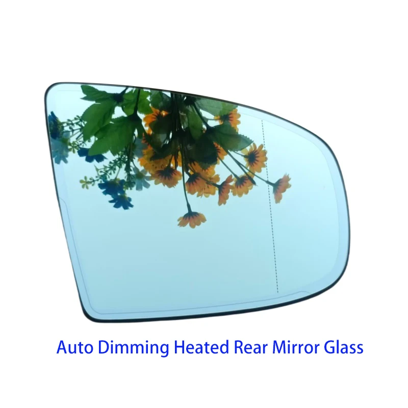 Voor BMW X5 X6 Serie E70 E71 E72 2007-2014 Auto Achteruitkijkspiegel Wing Spiegel Dimmen Anti-verblinding Verwarmd Glas buitenspiegel glas vervangen (Size : A-left