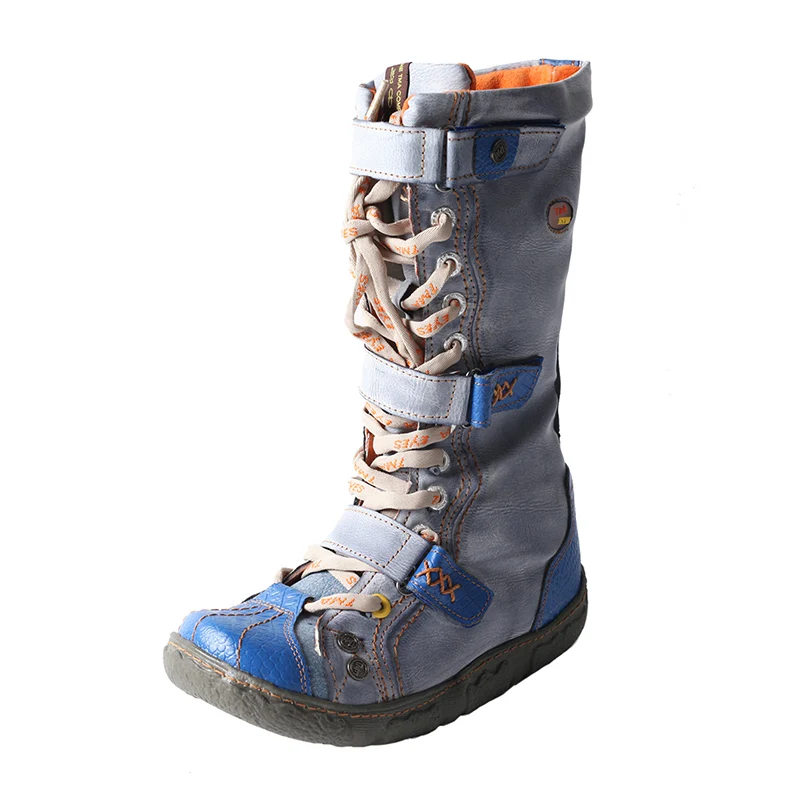 2024 New Fashion Beauty Leather Shoes Leisure Medium Long Boots Fashion Leather Shoes Women Shoes