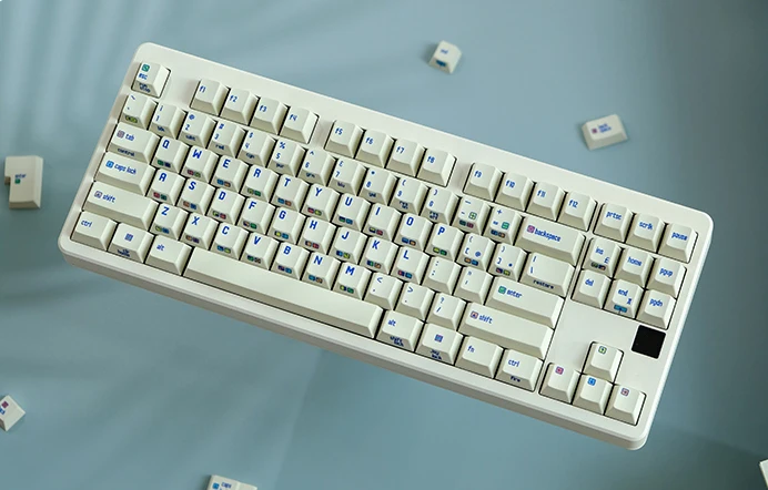 Commodore-Keycaps tema retro, 153 teclas, Commodore 64,