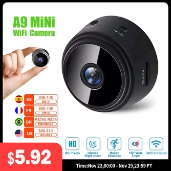 A9 Mini WiFi Camera Indoor Wireless Security Protection Battery CCTV Monitor 1/2 pcs Smart Home Video Surveillance Night Vision